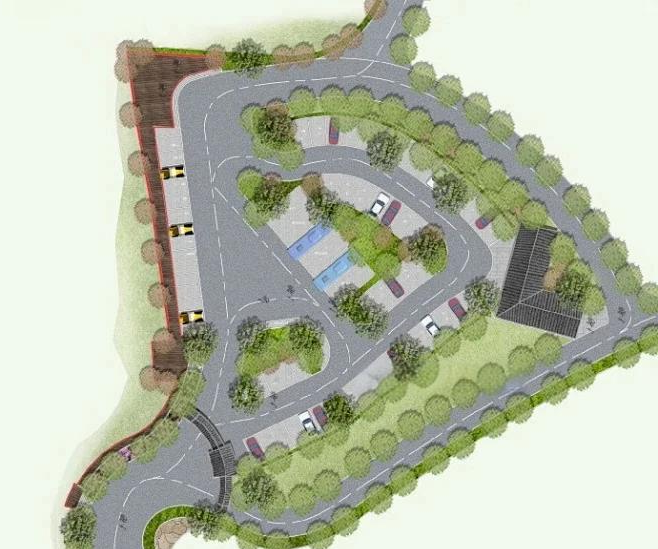 公共停车场设计 融合景观美学与高效便利的设施规划